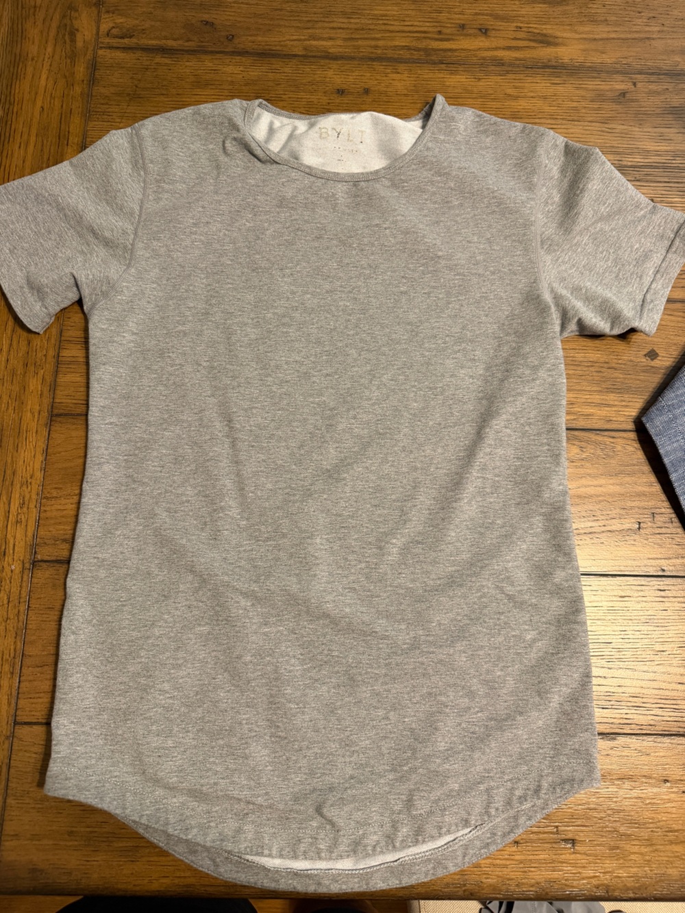 BYLT Basics Heather Gray Crewneck T-Shirt